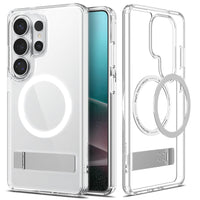 Rear view of Spigen Ultra Hybrid S case showing clear hybrid protection