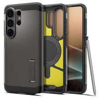 Spigen Tough Armor MagFit case for Samsung Galaxy S26 Ultra in Gunmetal