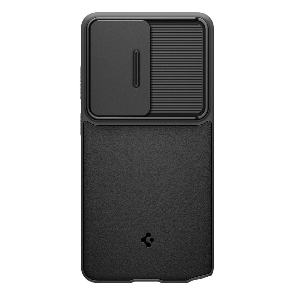 Spigen Optik Armor Galaxy S26 Ultra Black Snap Lens camera cover open position