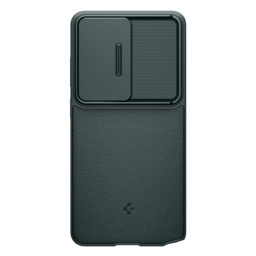 Spigen Optik Armor Galaxy S26 Ultra Abyss Green sliding camera cover open
