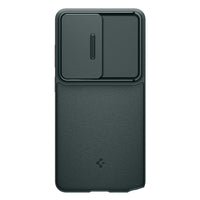Spigen Optik Armor Galaxy S26 Ultra Abyss Green sliding camera cover open