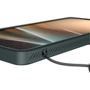 Spigen Optik Armor Galaxy S26 Ultra Abyss Green side profile view