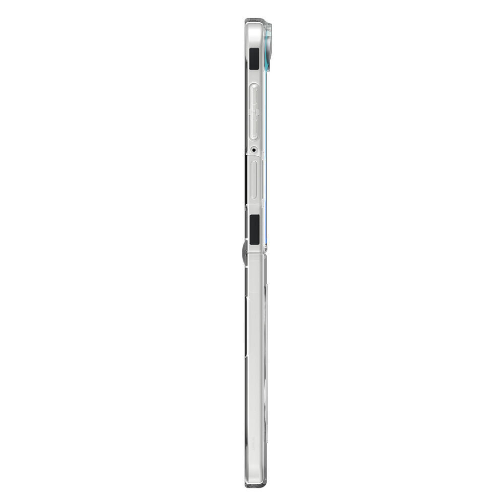 Raised edge camera protection detail on Spigen Air Skin Z Flip 8 case