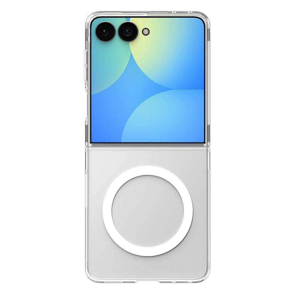 Snap-on installation of Spigen Air Skin MagFit Galaxy Z Flip 8 case