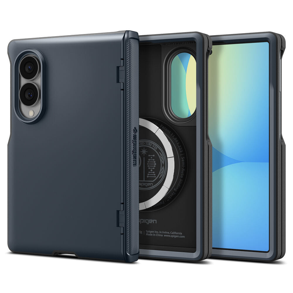 Spigen Slim Armor Pro MagFit case for Samsung Galaxy Z Fold 8 in Metal Slate