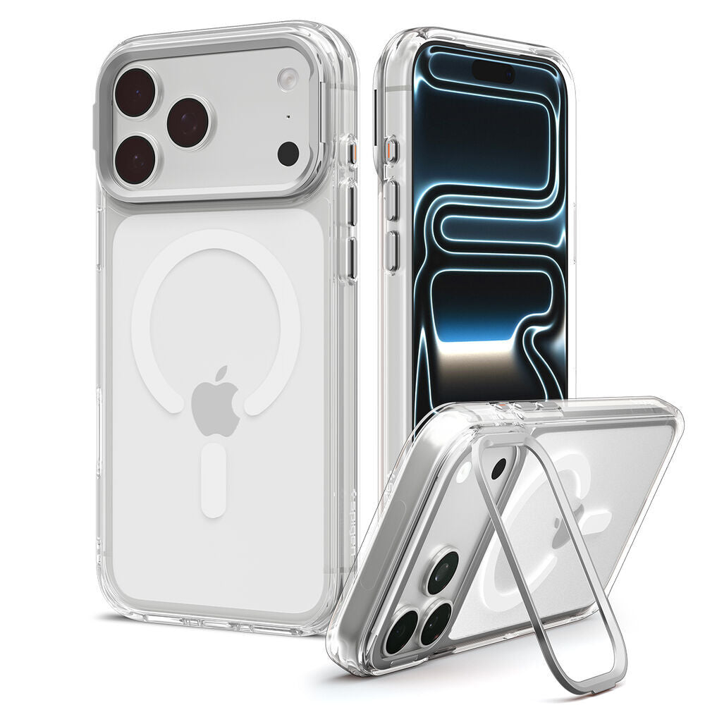 Spigen Ultra Hybrid Optik S iPhone 18 Pro Clear with Silver ring