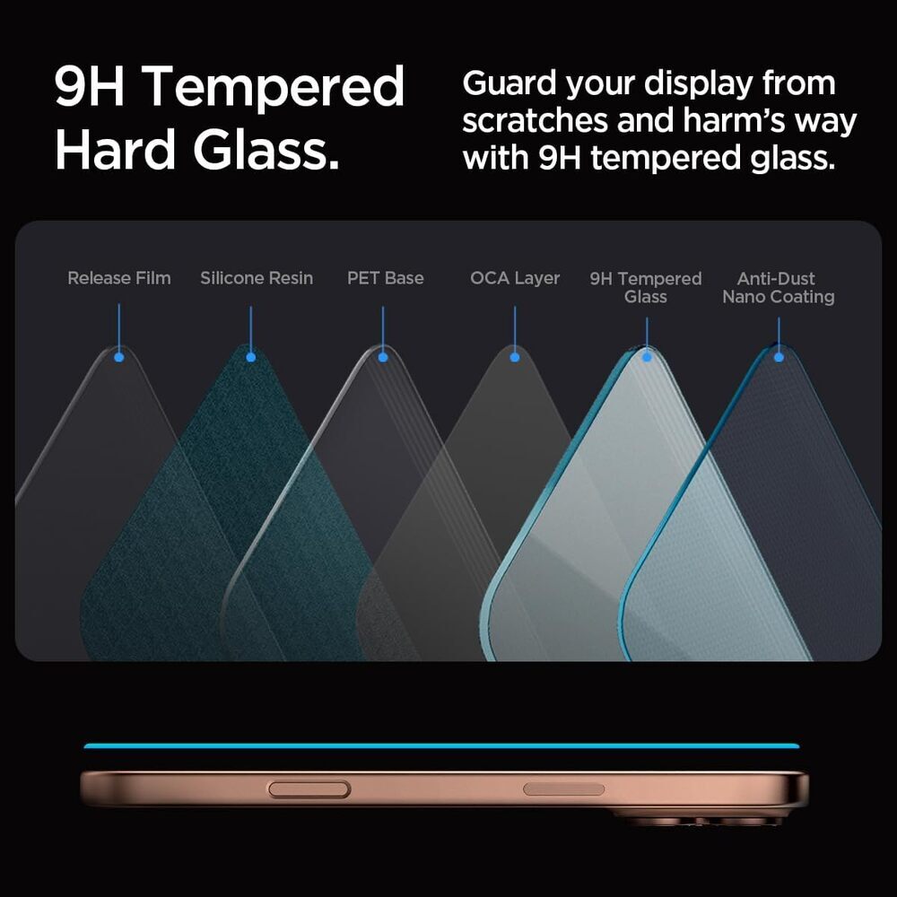 iPhone 16 Pro Max / 17 Pro Max SPIGEN Tempered Glass (2PCS)