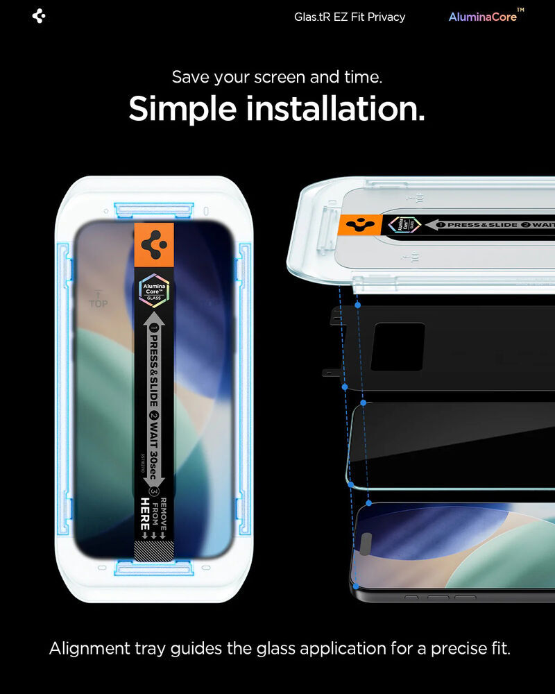 iPhone 17 Pro Max / 16 Pro Max Spigen Privacy Glass Protector (2PCS)