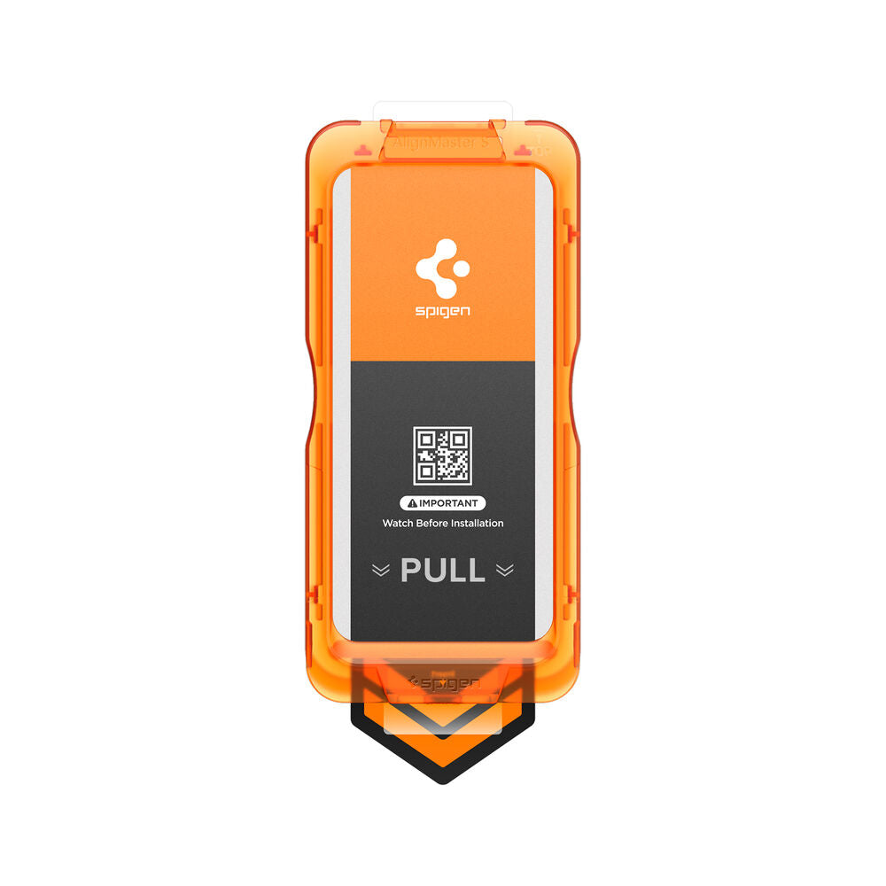 Spigen AlignMaster S tray front view with pull tab