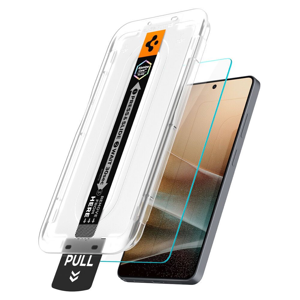 Two Spigen EZ Fit Pro screen protectors with full cleaning kit pack contents for Galaxy S26 Ultra