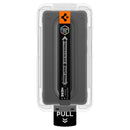 Spigen EZ Fit Pro alignment tray with automatic dust removal for Galaxy S26 Ultra screen protector