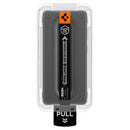 EZ Fit tray top view for Spigen anti reflection glass protector for Galaxy S26 Ultra