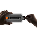 Hands using Spigen EZ Fit Pro tray to apply anti reflection glass protector on Galaxy S26 Ultra