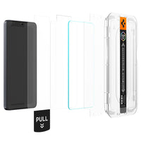 Spigen Galaxy S26+ 10H AluminaCore screen protector oleophobic smudge-resistant coating