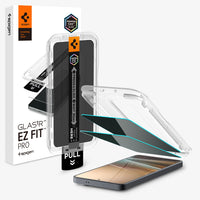 Spigen Galaxy S26+ EZ Fit Pro Privacy 9H tempered glass screen protector with side-blocking filter