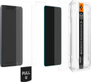 Spigen Galaxy S26+ EZ Fit Pro Privacy screen protector side-blocking privacy filter demo