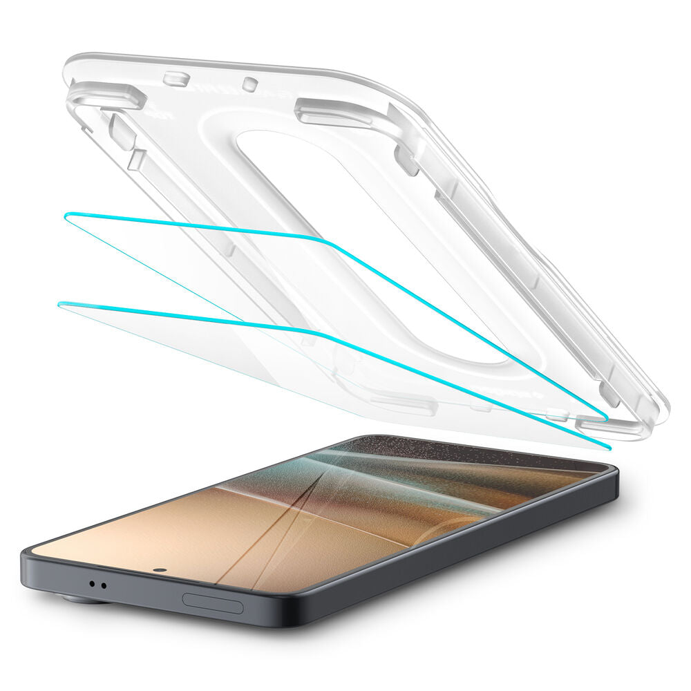 Two Spigen EZ Fit Pro screen protectors and full cleaning kit pack contents