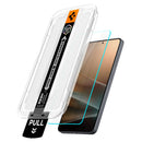 Spigen EZ Fit Pro screen protector installed on Samsung Galaxy S26 display