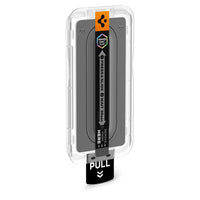 Two Spigen EZ Fit Pro Privacy screen protectors with full cleaning kit contents