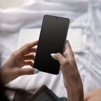 Spigen Galaxy S26 privacy screen protector packaging and product overview