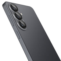 Spigen Galaxy S26 9H tempered glass camera protector oleophobic coating close-up
