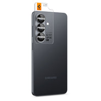 Spigen Optik Pro camera lens guard Galaxy S26 ultra-thin profile view