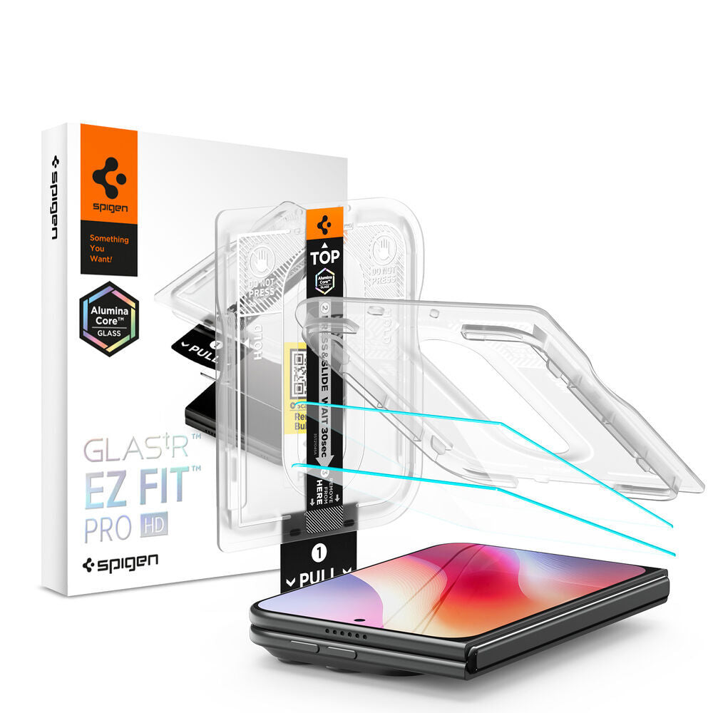 Spigen EZ Fit Pro screen protector for iPhone Duo