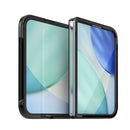 OtterBox Lumen case for iPhone Duo in Black, unfolded front view