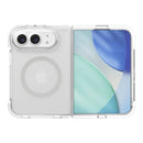 OtterBox Lumen case for iPhone Duo in Clear, back and front unfolded
