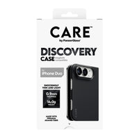 CARE by PanzerGlass Discovery case for iPhone Duo, retail packaging