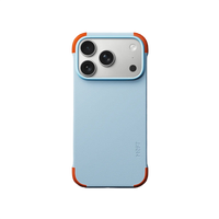 MOFT Frame MagSafe case for iPhone 17 Pro in Soothing Mist MOVAS vegan leather