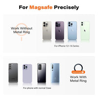 A2C MagSafe gym holder mounted on metal surface with iPhone attached magnetically