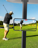 A2C MagSafe gym phone mount size and dimension reference showing compact footprint