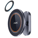 A2C MagSafe magnetic gym and golf cart phone mount holder in Black with 360 degree rotating ball joint