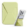 MOFT Snap-On MagSafe phone stand and wallet in Soft Avocado MOVAS vegan leather