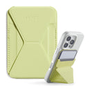 MOFT Snap-On MagSafe phone stand and wallet in Soft Avocado MOVAS vegan leather