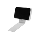 Portrait stand mode of the MOFT Snap tripod wallet on a desk
