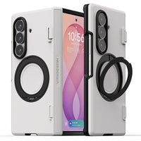 VRS Design Terra Guard QuickStand Pro case for Samsung Galaxy Z Fold 8 Ultra in Cream