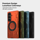 Spring-loaded hinge cover detail on VRS Terra Guard Active Z Fold 8 Ultra case