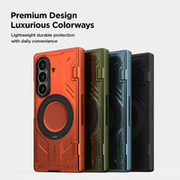 Spring-loaded hinge cover detail on VRS Terra Guard Active Z Fold 8 Ultra case