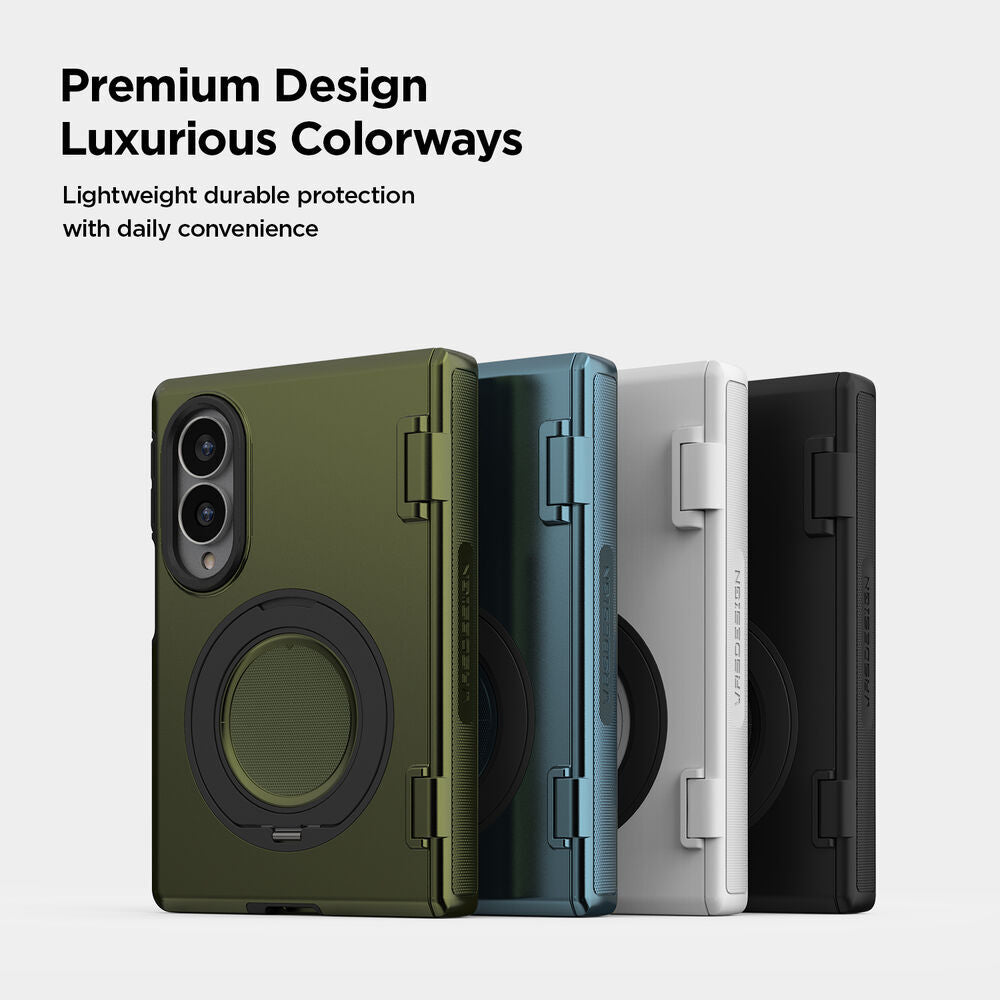 Built-in screen protector on VRS Terra Guard QuickStand Pro for Galaxy Z Fold 8