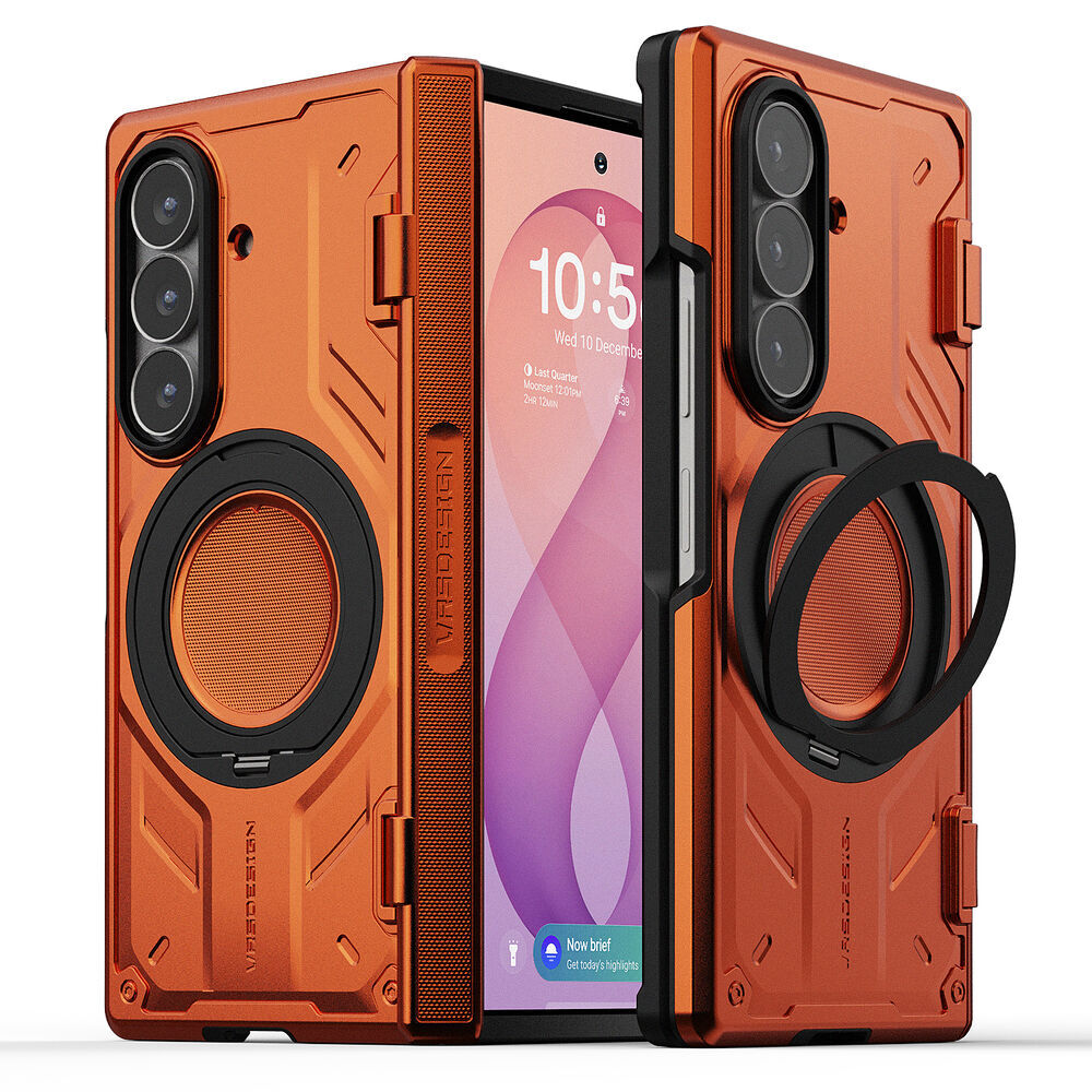 VRS Design Terra Guard Active case for Samsung Galaxy Z Fold 8 Ultra in Fiesta Orange