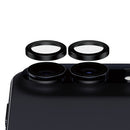 PanzerGlass Hoops ceramic camera lens protectors fitted to iPhone Duo