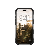 UAG Monarch Pro Kevlar case for iPhone 18 Pro in Kevlar Mallard, front