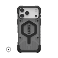 UAG Pathfinder Clear case for iPhone 17 Pro Max and 18 Pro Max in Ash/Black, back