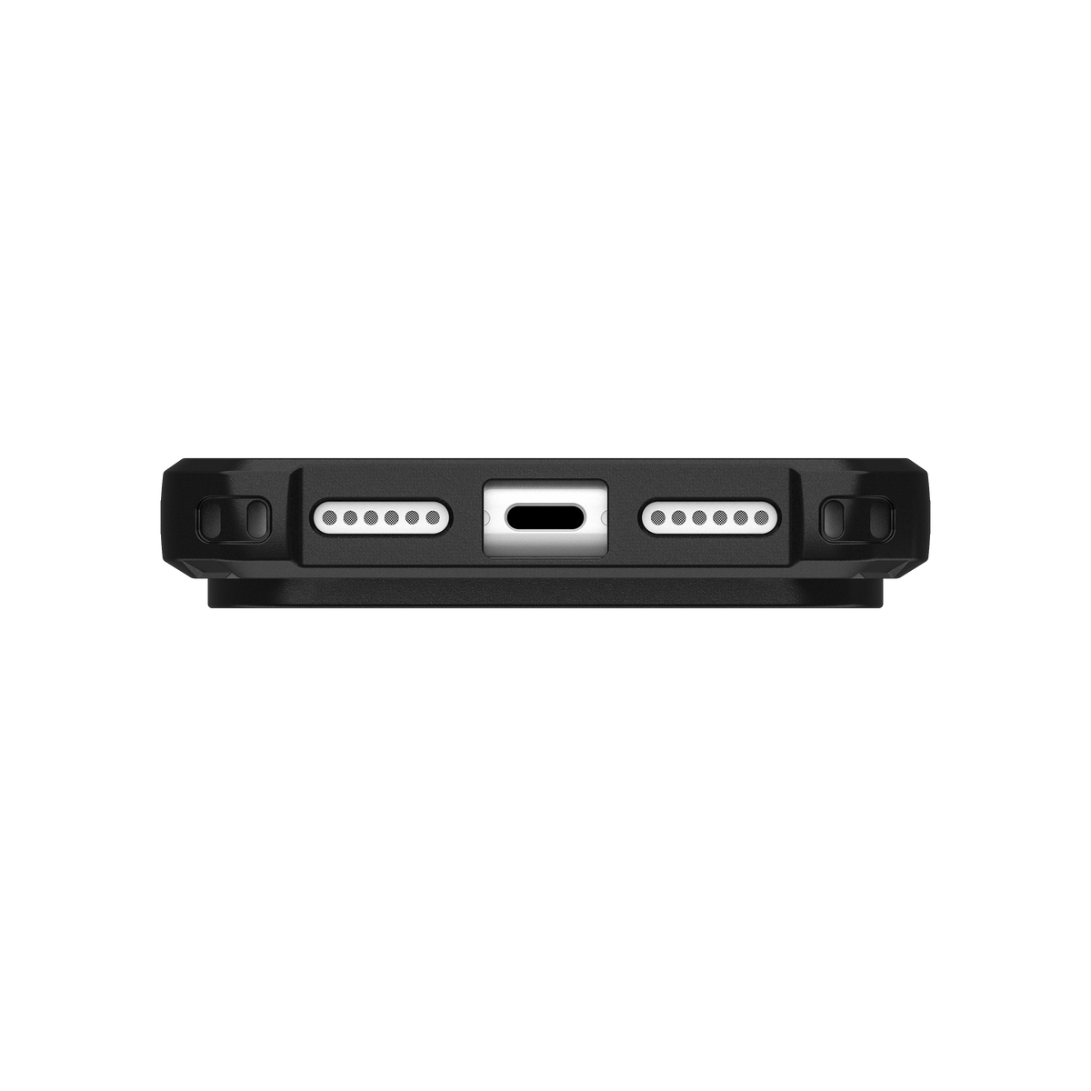 UAG Pathfinder Clear case for iPhone 17 Pro Max and 18 Pro Max in Ash/Black, bottom