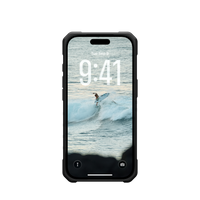 UAG Pathfinder Clear case for iPhone 17 Pro and 18 Pro in Ash/Black, front