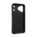 UAG Monarch Pro case for iPhone 18 Pro Max in Titanium, angled