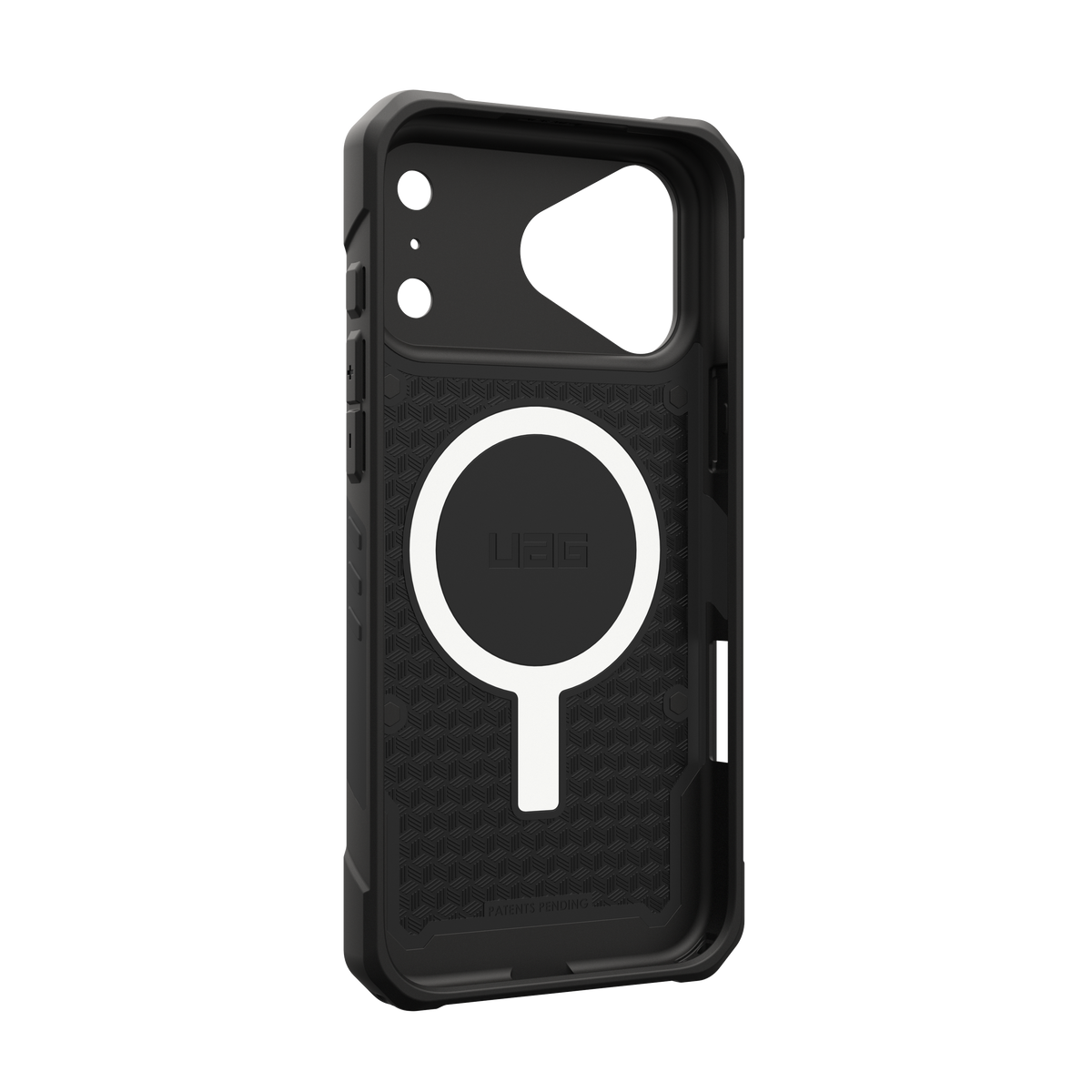 UAG Pathfinder case for iPhone 18 Pro Max in Black, angled