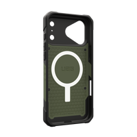 UAG Pathfinder case for iPhone 18 Pro Max in Olive Drab, angled
